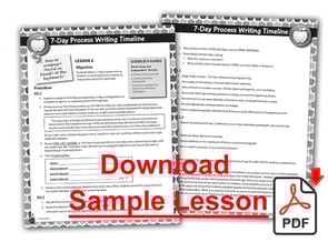 example of grade 4 essay Process Writing Lesson Procedure.P