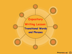 transitions, conjunctions, sentence starters, science, Hub, Skill Power!