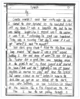 narrative essay outline 6th grade Splash Sample Image copy