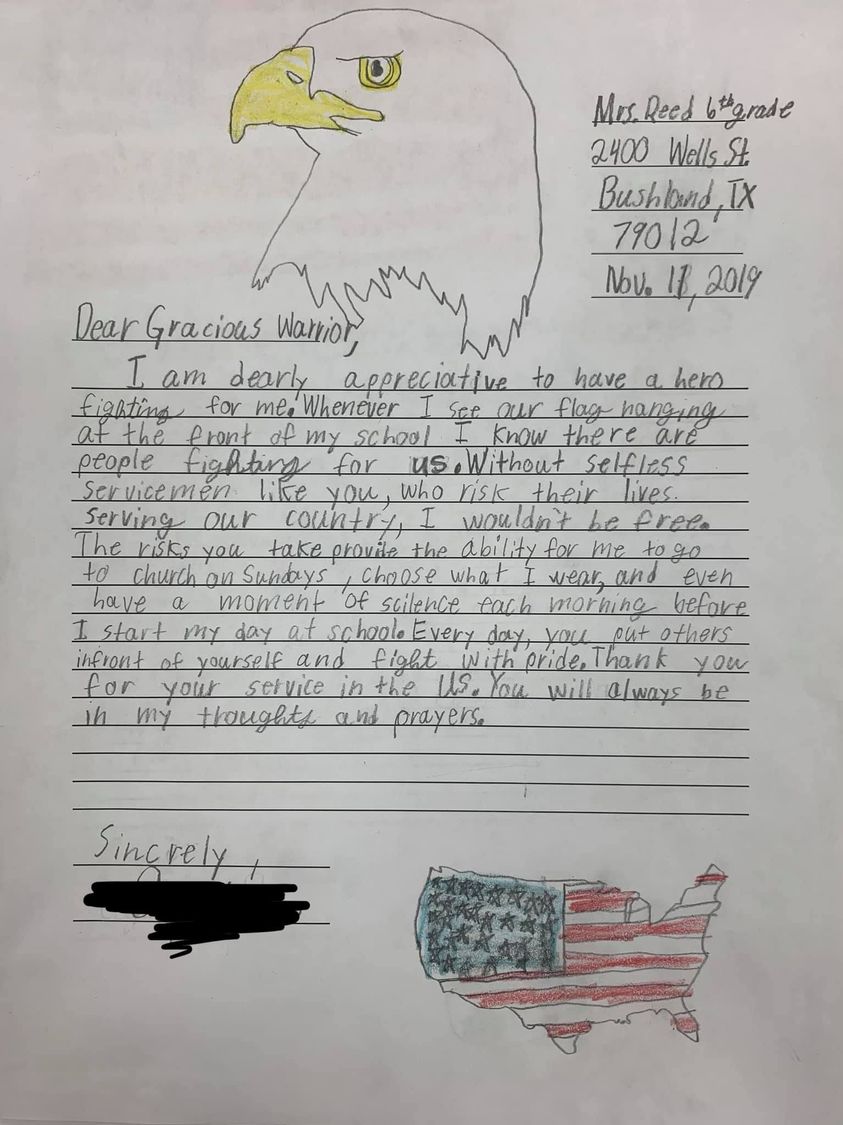 Veteran S Day Letter Writing