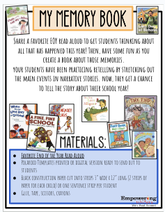 May 2023 Grades K-1 Lesson of the Month